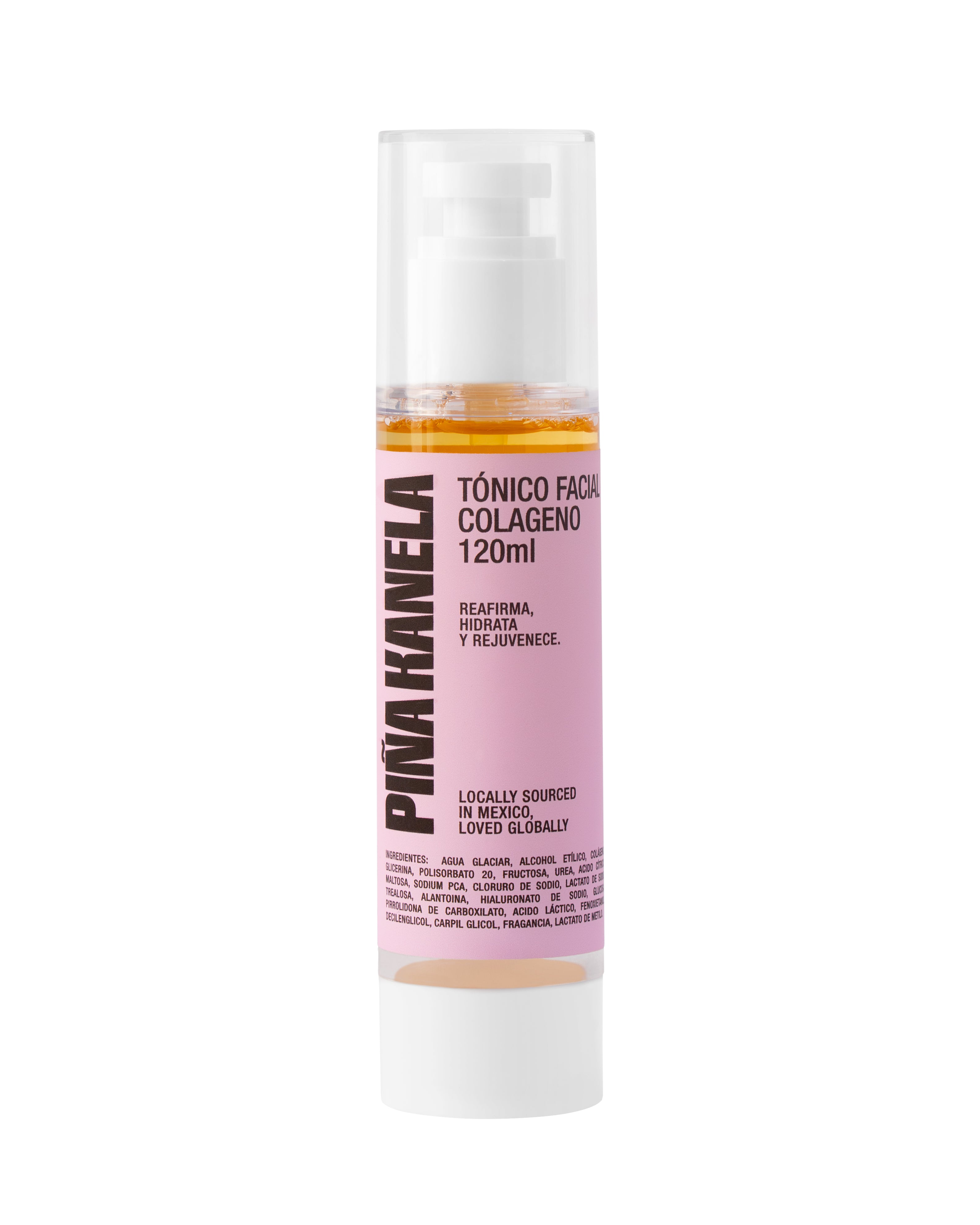 Tónico facial hidratante con colágeno